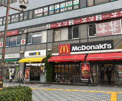 田端駅北口 マクドナルド前